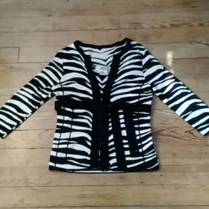 Pre-owned Carlisle Two Piece Knit Jacket and Tank